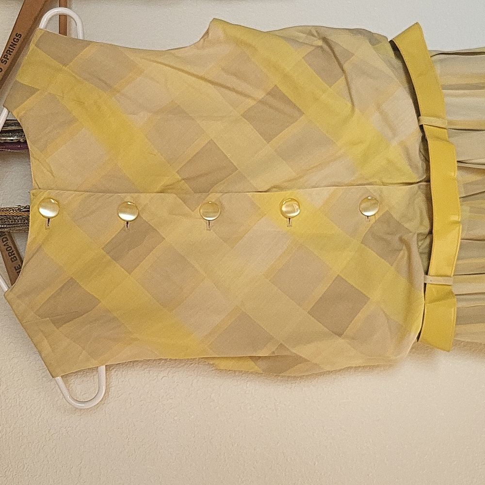 Vintage 1960s plaid dress - Picture 4 of 4